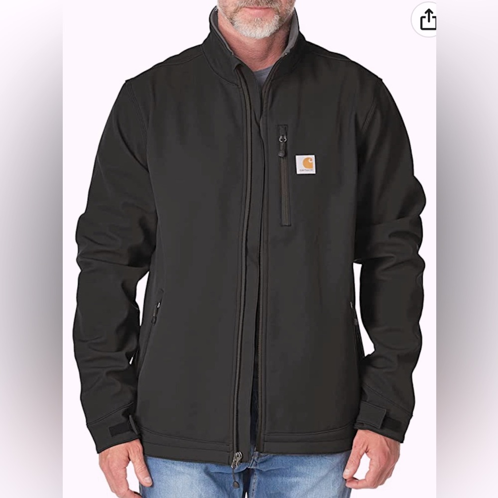 Carhartt Men’s Rain Defender Relaxed Fit Heavyweight Softshell Jacket